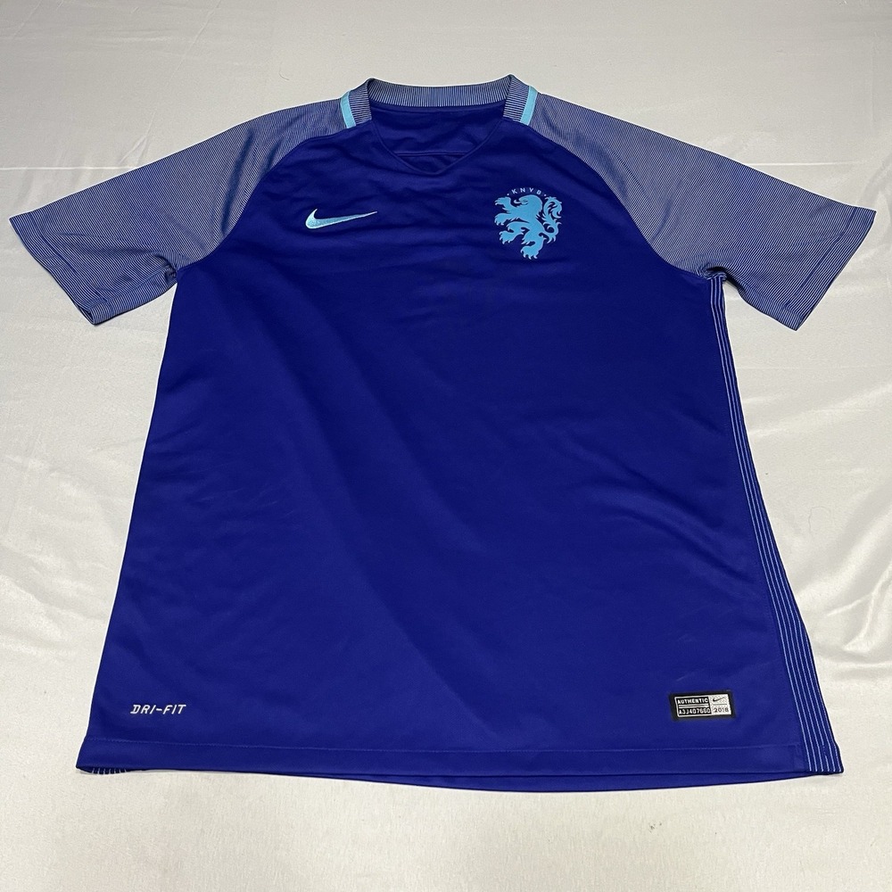 Nike Netherlands National Team 2016/17 Away Football Soccer Jersey Men's Large